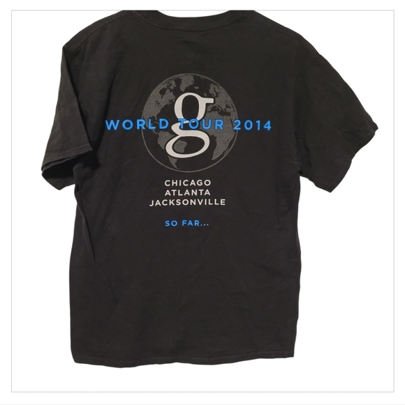 Garth Brooks World Tour 2014 T Shirt Medium Country Concert Tee - Picture 2 of 5